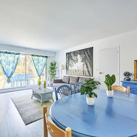 Appartement Charming 2br Private Garden, 5mintobeach